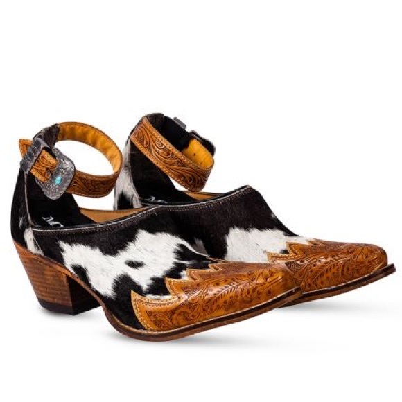 Myra Bag Black and Brown Ankle Boots - Picture 5 of 7